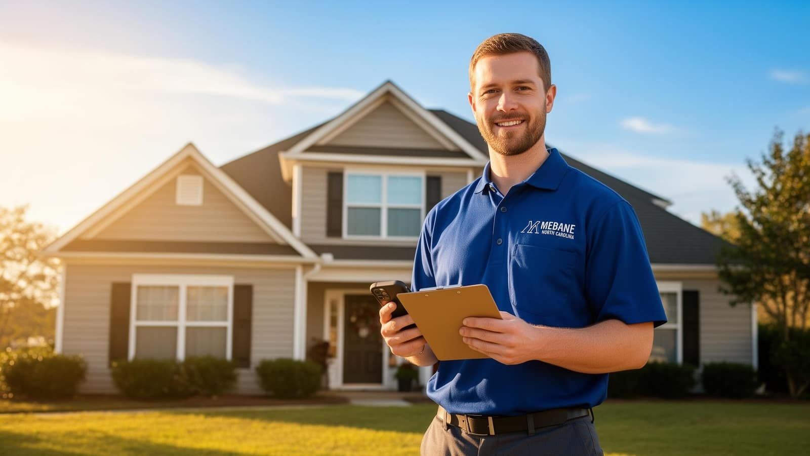 Friendly pressure washing professional ready to provide a free quote in Mebane NC