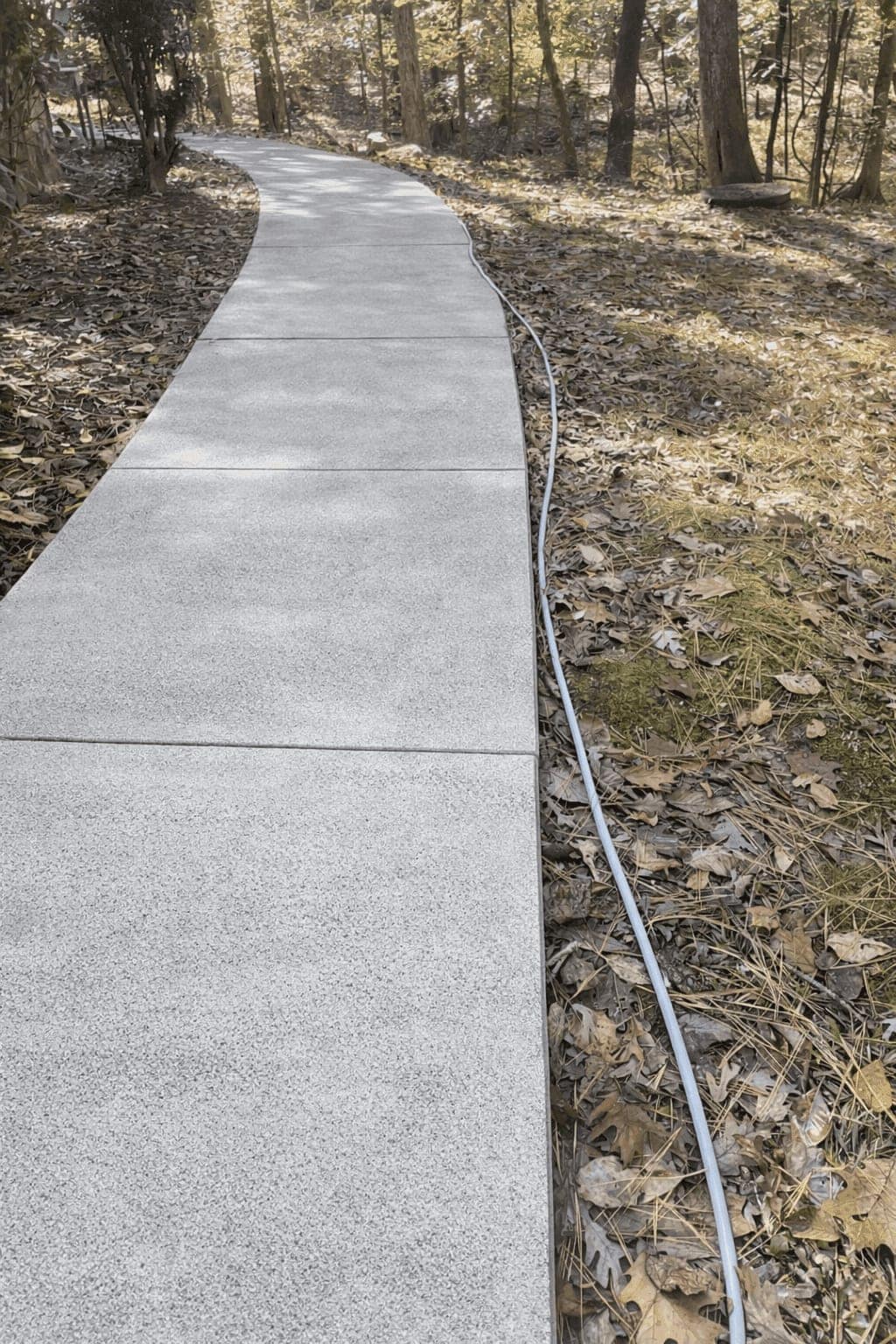 Sidewalk & Concrete Cleaning after